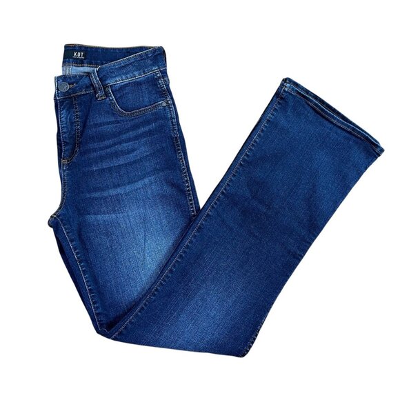 Kut From The Kloth Women Jeans High Rise Natalie Fab AB Bootcut Blue Size 8 - Picture 3 of 15